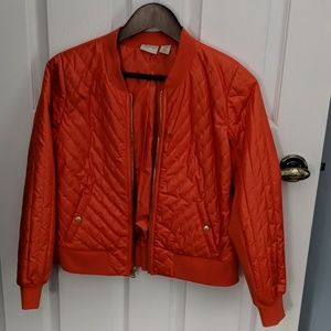 Quilted satin jacket